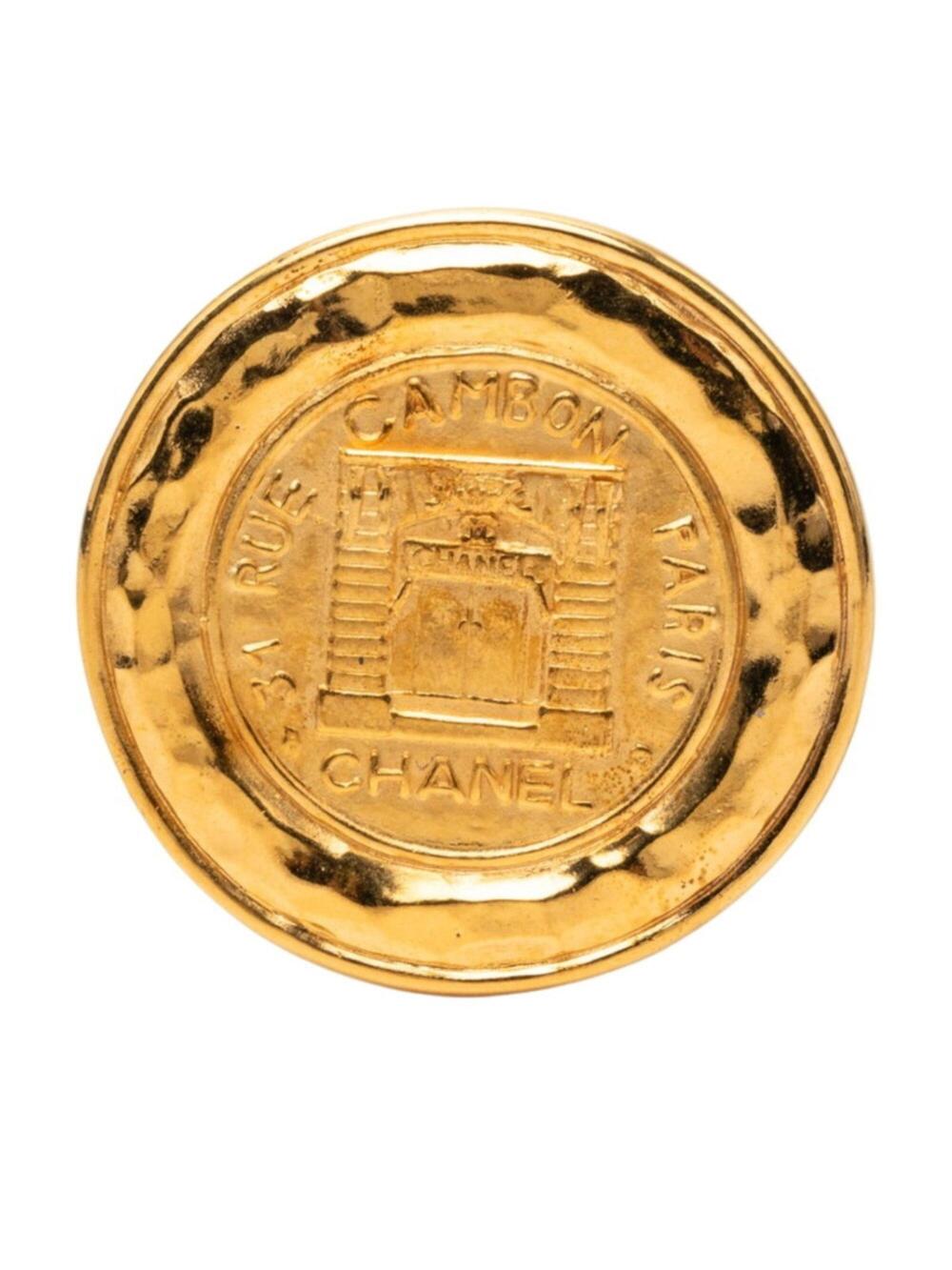 Chanel Vintage Cambon Brooch Metal #299364C69B